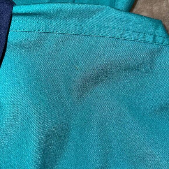 Pacific Trail 1X Green Navy Cotton Blend Canvas Material Rain Utility Jacket - Picture 12 of 16